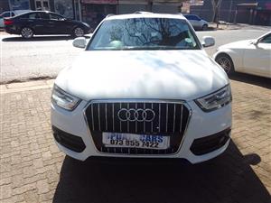 2013 AUDI Q3 2.0 TDI QUATTRO S-TRONIC AUTOMATIC LEATHER WHITE REVERSE SENSER  