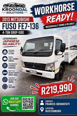 2013 Mitshubishi Fuso FE7-136