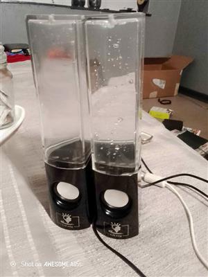 Fountain Computer Speakers (colorful display)