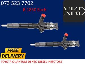 Toyota Quantum Denso Diesel injectors 