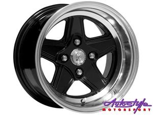 13″ A-Line Assen 4/100 BKML Alloy Wheels