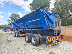 2013 Top 45cube side tipper link trailer for sale 