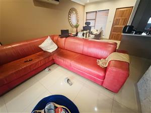 Coricraft Leather Sofa