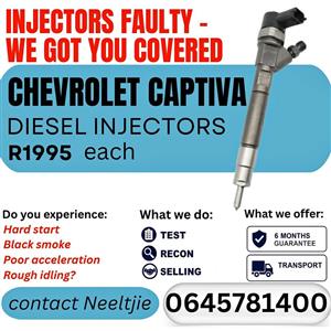 Chevrolet Captiva diesel injectors for sale