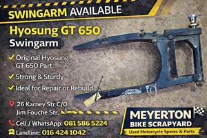 Hyosung GT 650 swing arm