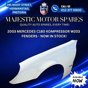2003 Mercedes-Benz C180 Kompressor W203 Fenders – Now In Stock! 