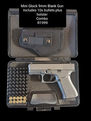 Mini Glock 9mm Blank Gun Combo 