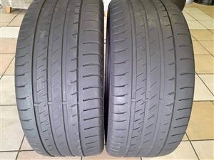 265/40/20 Continental Tyres for Sale. Contact
