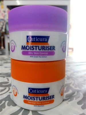 Cuticura moisturiser 50ml each 