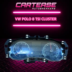 VW POLO 8 TSI CLUSTER FOR SALE 