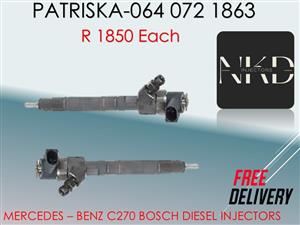MERCEDES C270 DIESEL INJECTORS FOR SALE