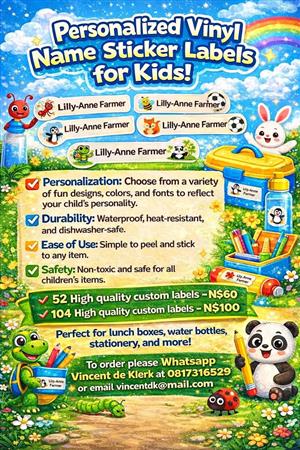 Name Labels for Kids property