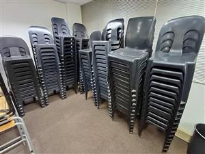 Plastic Chairs -(Qty available 113)