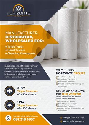 Toilet Paper, Hand Paper Towels