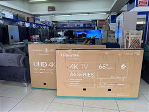 Brand new Hisense 65 inch smart 4k ultrs hd TV is on black Friday special 