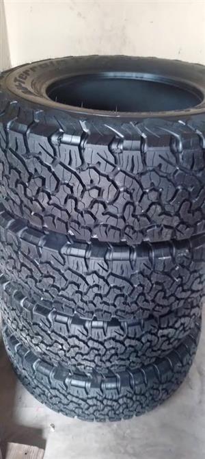 BFGoodrich All-Terrin LT285/70R17  set of  brand new tyres