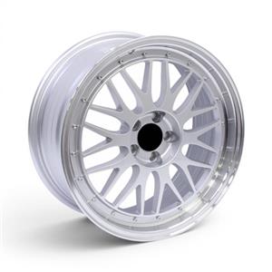 17″ S215 5/100 Silver With Rivets Alloy Wheels