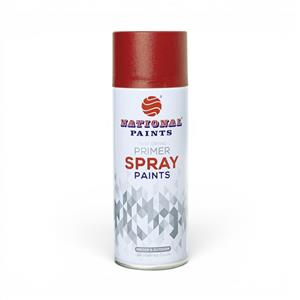 National Pain Spray On Primer 400ml (Red Oxide)