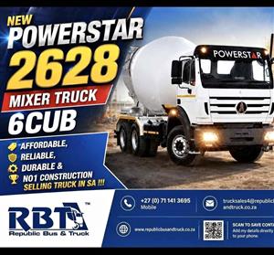New Powerstar VX 2628 Mixer Truck
