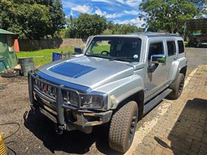 Hummer H3 2007 silver for sale 