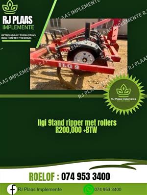 Ilgi 9 tand super 19 ripper met roller