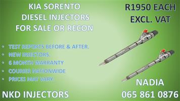 DIESEL INJECTORS FOR SALE FOR KIA SORENTO NEW