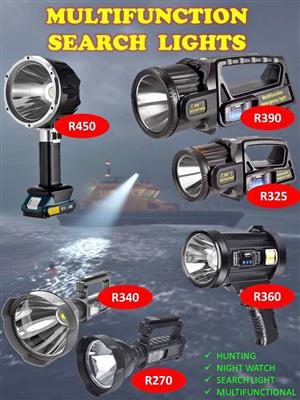 Night Watch Security Patrol Bright Searchlights