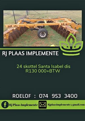 24 skottel Santa Isabel dis