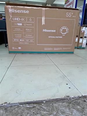 Brand New Hisense 55” Smart 4K Ultra HD TV – A6Q Series