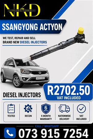 Ssangyong Actyon Diesel Injectors 