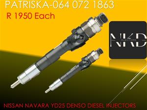 AFFORDABLE DIESEL INJECTOS FOR NISSAN NAVARA YD25 DENSO INJECTORS FOR SALE