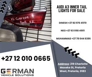 audi a3 inner tail lights for sale