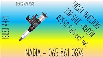 ISUZU 4HK1 BEST QUALITY RECONDITIONED DIESEL INJECTORS FOR SALE
