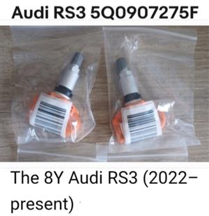 Audi RS3 TPMS tyre pressure monitor sensors and valve stems 