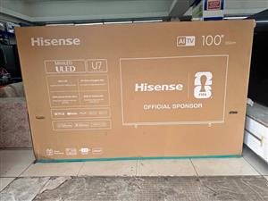 Hisense 100U7Q | 100″ Mini-LED 165Hz VRR ULED Gaming TV on special 