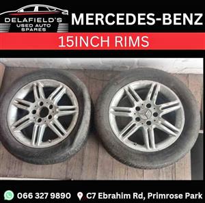 Mercedes Benz 15inch Rims