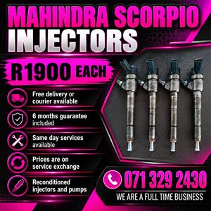 MAHINDRA SCORPIO INJECTORS FOR SALE WITH WARRANTY 