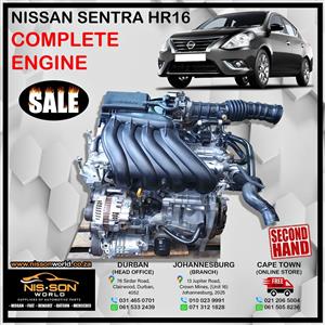 NISSAN SENTRA HR16 COMPLETE ENGINE