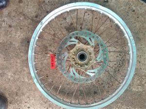 KTM 300 rim. Meyerton bike scrapyard new and secondhand spares.