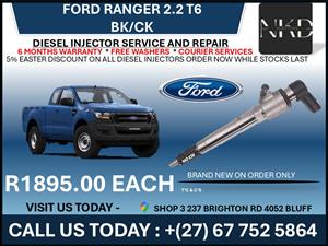 Ford Ranger 2.2 T6 BK/CK Diesel injectors 