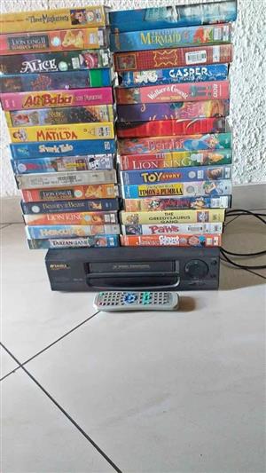 Sansui V C R with remote