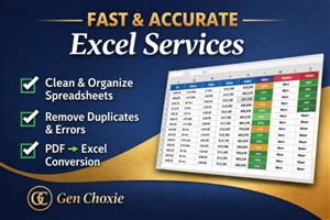 Professional & Google Sheets Data Cleaning Services