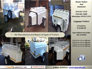 Luggage Trailers for sale NRCS approved 