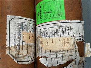 Flooring rubber mat 4 rolls 
