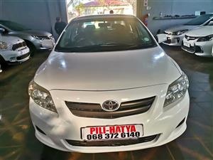 2009 TOYOTA COROLLA PROFESSIONAL 1.4 MANUAL