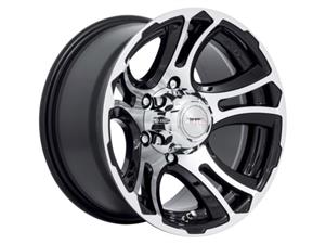 15″ A-Line Rebel 6/139 Black Machined Face Alloy Wheels