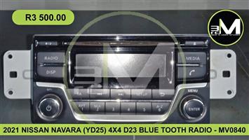 2021 NISSAN NAVARA (YD25) 4X4 D23 BLUE TOOTH RADIO - MV0840