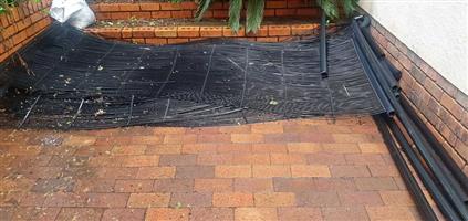 Pool heating panels