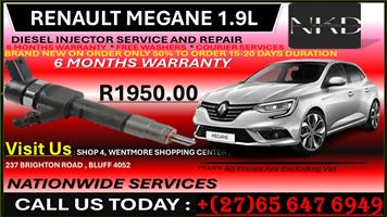 RENAULT MEGAN 1.9 DIESEL INJECTORS