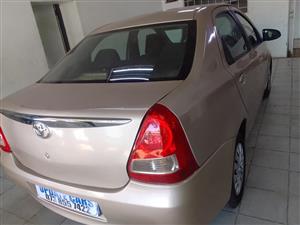2016 TOYOTA ETIOS 1.5 SEDEN GOLD COLOR  MANUAL PETROL 85,000KM